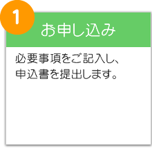 お申し込み